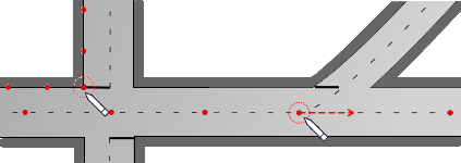 Control Point Snapping and Road Alignment