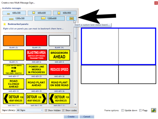 Adding_a_1200x600_Lane_Status_Sign_to_the_Multi_Message_Sign