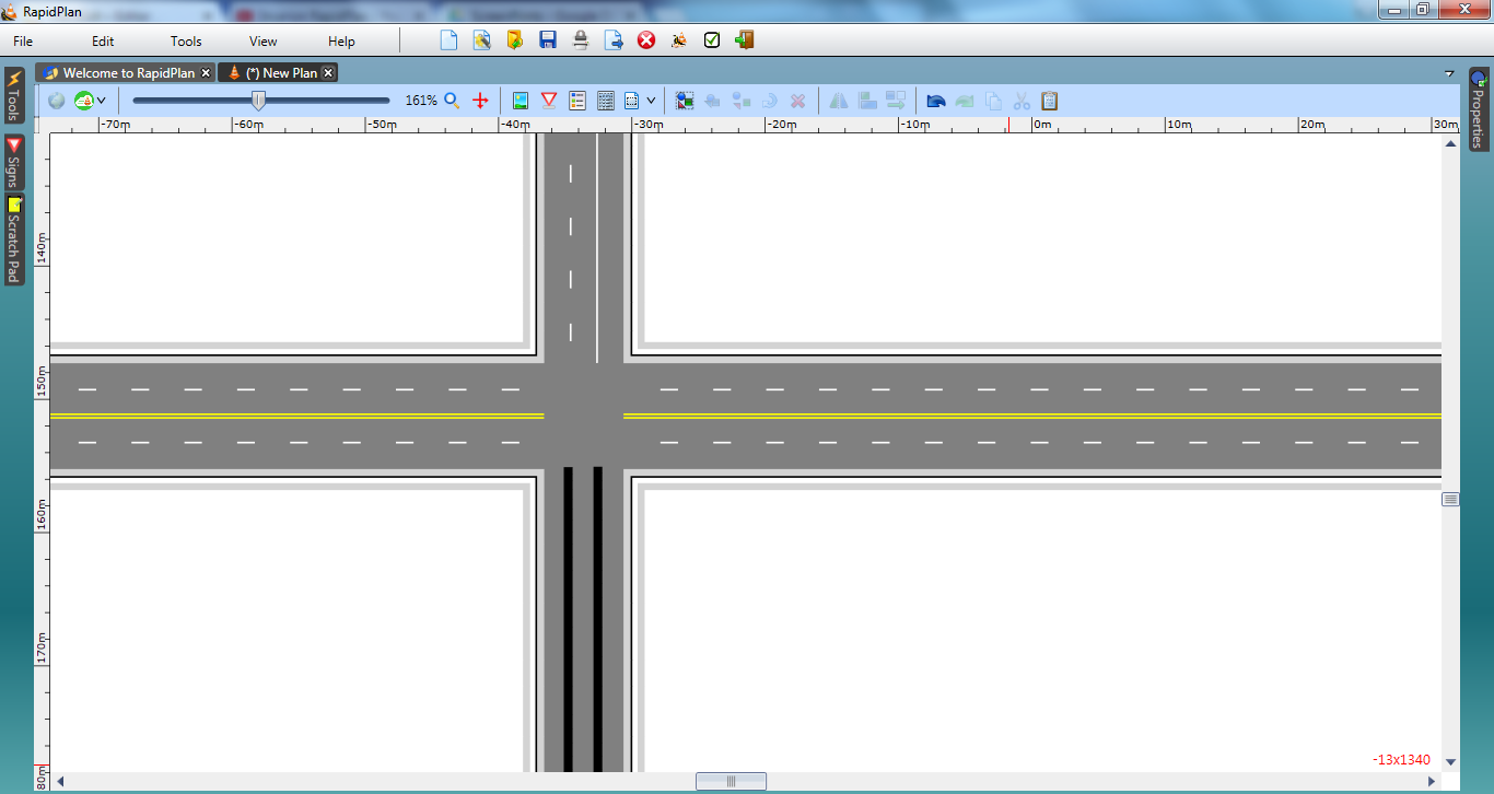 Crossroad Intersection steps 3, 4, 5 and 6