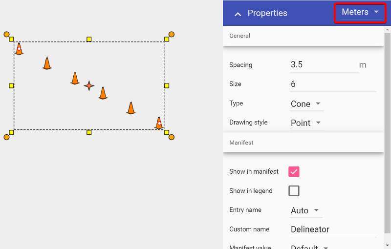 delineator properties