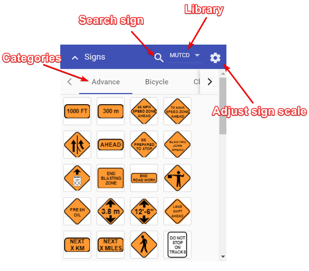 Sign Palette