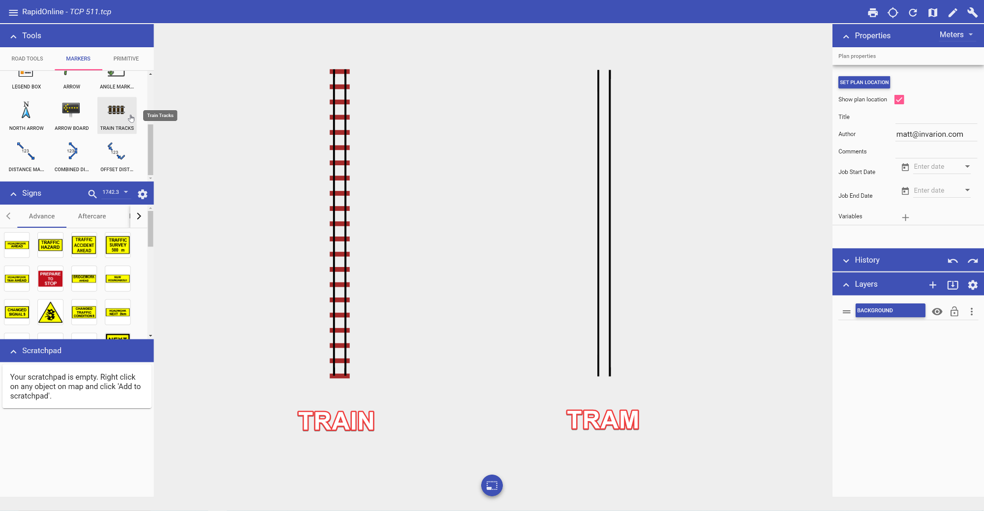 Train Tracks Tool