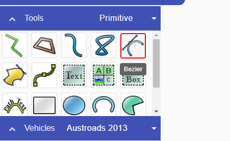 Create a precise curve with the Bezier tool