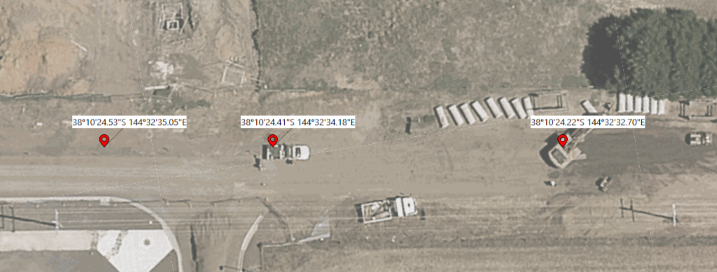 location marker in use