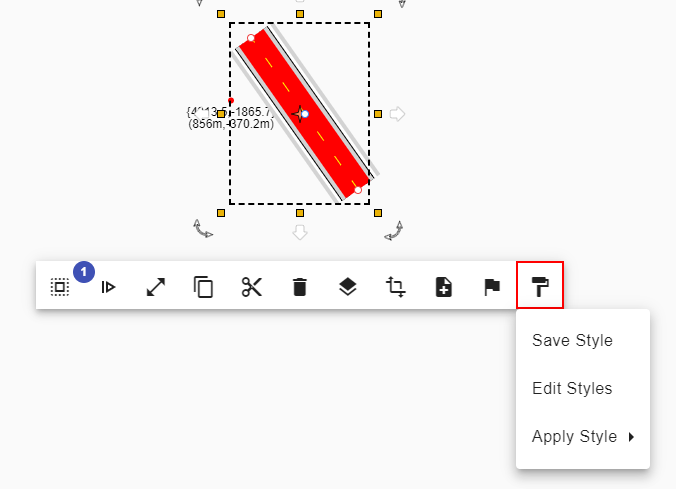 Save an object configuration as a reusable style