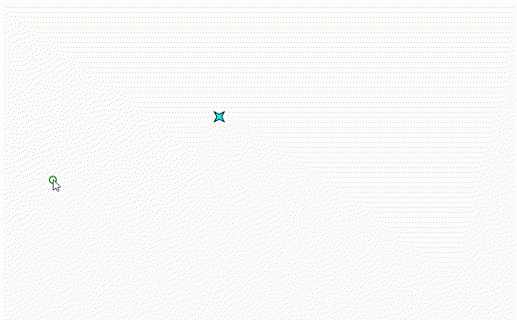 Double-tap with two fingers to select the most recently added object